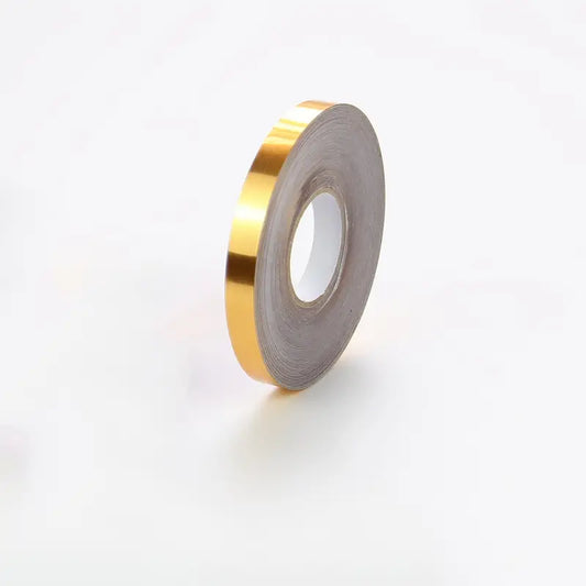 Beautiful Seam Sticker In Golden Used For Decorating Ceramic Tile Patterns On Floors And Walls, As Well As Ceiling Edges.