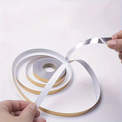 Beautiful Seam Sticker In Golden Used For Decorating Ceramic Tile Patterns On Floors And Walls, As Well As Ceiling Edges.