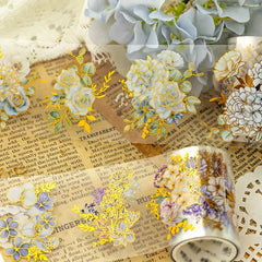 Floral Washi Tape Set for Scrapbooking & Crafting  (Random colour) 1pcs