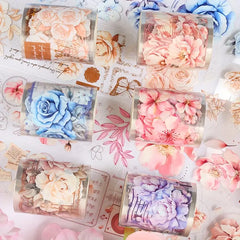 Floral Washi Tape Set for Scrapbooking & Crafting  (Random colour) 1pcs